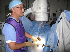 Dr. Grado Performing a Brachytherapy Procedure - Scottsdale, Arizona - Southwest Oncology Centers